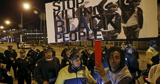 Young Black Men Killed by US Police at Highest Rate in Year of 1,134 Deaths