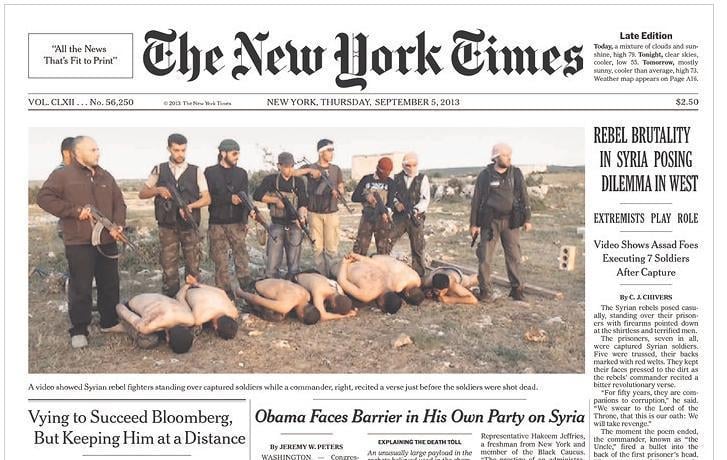 Will this Photo prevent the Attack on Syria? Who are we Supporting in Syria?