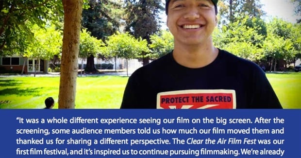 Only 15 Days Left to Support Youth Film Fest KICKSTARTER | Clear the Air Film Fest