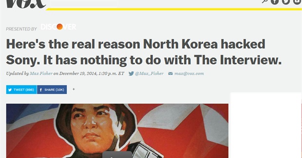 North Korea/Sony Story Shows How Eagerly U.S. Media Still Regurgitate Government Claims