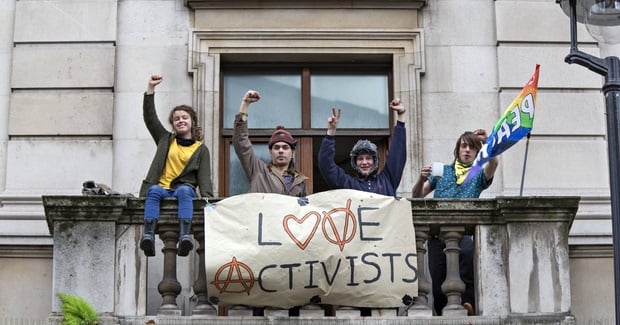 Activists Turn Former RBS Office in London into Housing Protest Squat