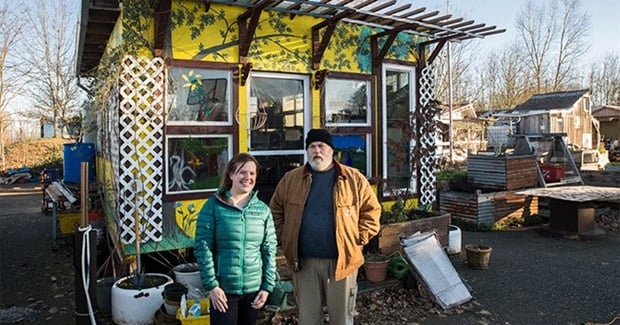 In a Tiny House Village, Portland's Homeless Find Dignity