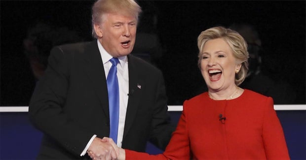 Donald Trump & Hillary Clinton: Two Figures in a Derailed World