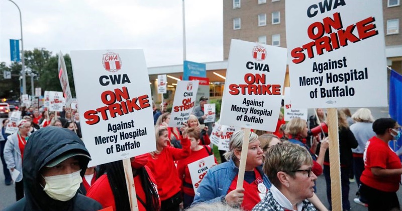 Healthcare Workers Are Fed up and Hitting the Picket Lines