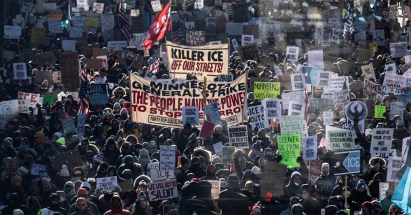 Majestic Scorn: a City Aflame Fights Fire and ICE