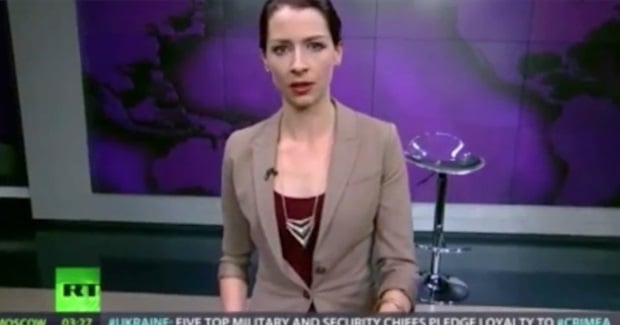 Russia Today Anchor Speaks Out Against Invasion Of Ukraine: 'What Russia Did Is Wrong'
