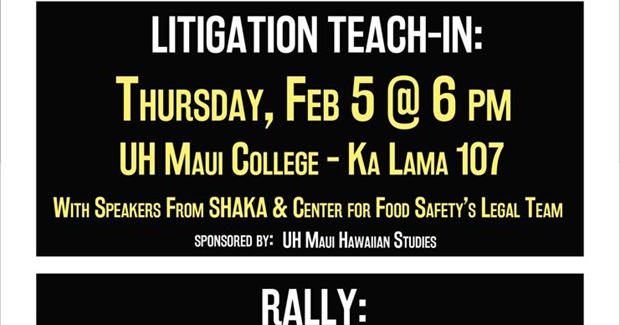 GMO Moratorium Litigation Teach-In | Facebook