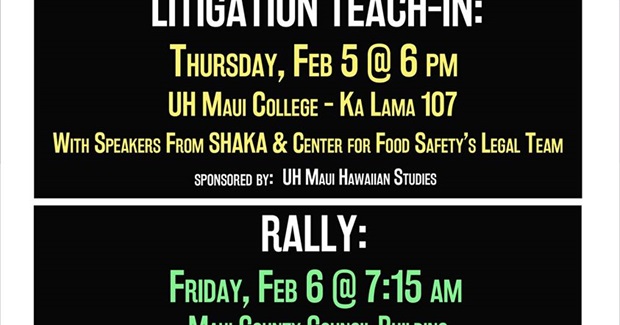 DEFEND THE MAUI GMO MORATORIUM | Facebook