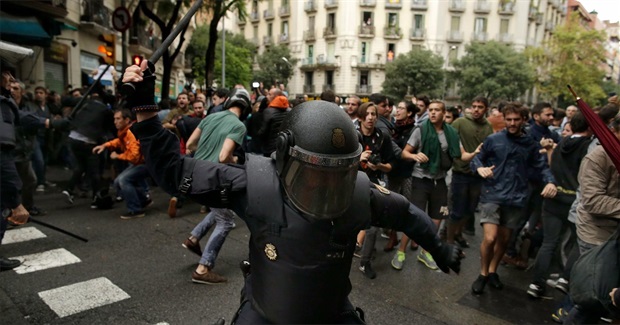 Spain 2017: State violence and authoritarianism, aiming to totalitarianism