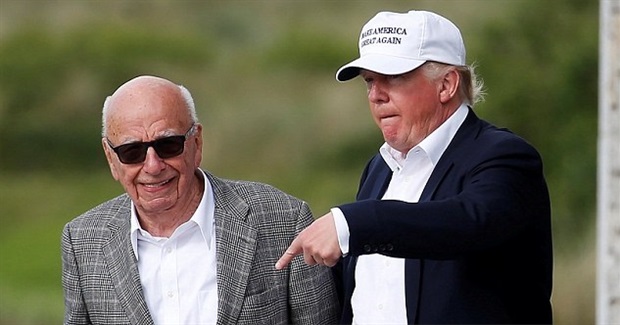 Murdoch and Trump, Sitting at the Tee, S-C-H-E-M-I-N-G
