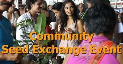 Community Seed Exchange Event at Vida Autentica in Costa Rica