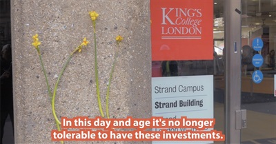 Kings College divestment campaign supported by Green Party