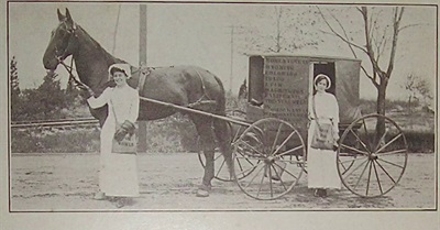 Wagons used in the Suffrage Movement: Suffrage Centennial