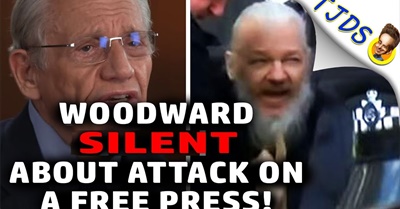 Bob Woodward SILENT About Julian Assange and the Attack On A Free Press!