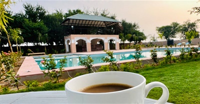 Resort with private pool in room | Hotel with swimming pool in Ranthambore