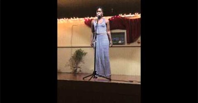 Rachel M Walls performs the powerful poem "Images"