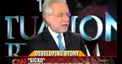 Michael Moore slams CNN for False Criticism of SICKO