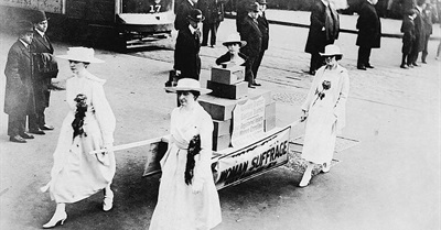 New York Suffrage Parades: Song of the Women