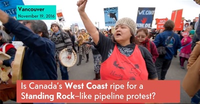 Vancouver Rallies Against Kinder Morgan Pipeline