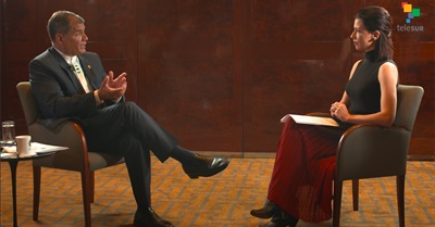 Abby Martin Interviews President Correa on His Legacy & Critics