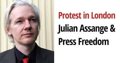 Julian Assange Global Protest with Roger Waters, Vivienne Westwood, Varoufakis, Brian Eno & more!