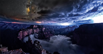 This Time Lapse Video of a Cloud-Filled Grand Canyon will Take Your Breath Away
