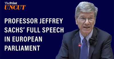 ‘Europe Needs an Independent Foreign Policy’: Professor Jeffrey Sachs at European Parliament