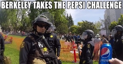 Berkeley Protesters Take the Pepsi Challenge