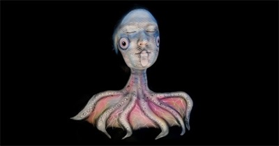 Stunning Body Painting To Protect The Oceans From Destructive Trawling