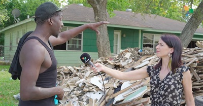 After Hurricane Harvey, Abandoned Community Takes Charge