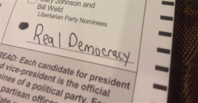 Why I Didn't Vote Trump or Hillary