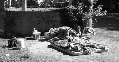 How the homeless create homes