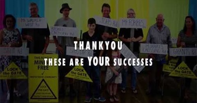 Lock the Gate Alliance - A special thank you, and a big year ahead