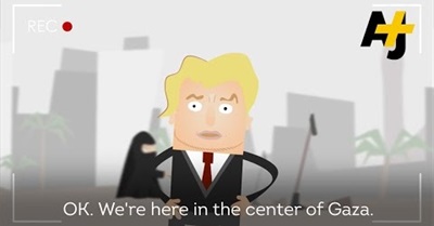 Israeli Government Cartoon Tries to Ridicule Journalists About Gaza