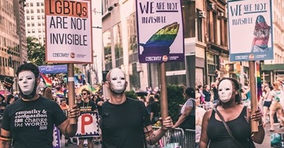 Pride NYC 2016 - Animals Are Not Invisible, LGBTQ's Are Not Invisible