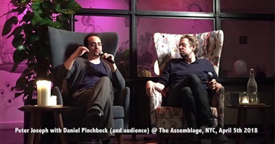 Peter Joseph talk with Daniel Pinchbeck, NYC, The Zeitgeist Movement, April 5th 2018
