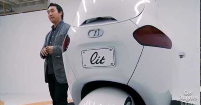 A nice personal transportation vehicle of the future - the Lit Motor's C-1