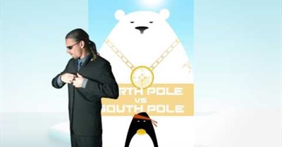 Rap Battle of Nature - North Pole Vs South Pole (Climate change music video)