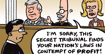 Trade "deal": Secret Tribunals Thrown in Free!