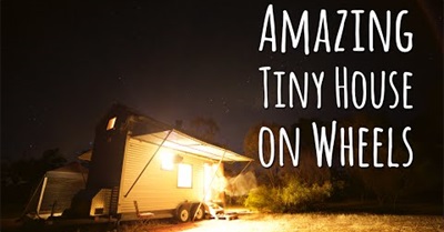 Amazing Off-The-Grid Tiny House on Wheels