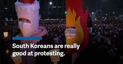 South Koreans Are Really Good at Protesting