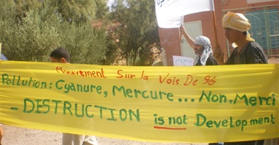 Movement on the Road of 96 (Imider) -SIT-IN-