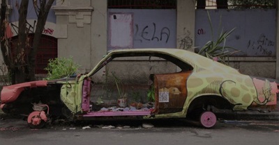 Occupy the Car - Art intervention