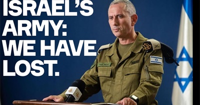 Israel's Army Admits Israel CANNOT WIN