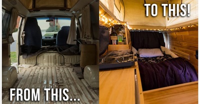 Converting an Old Van into a Home & Office on Wheels