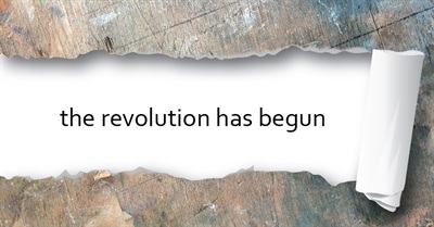 The Revolution Has Begun