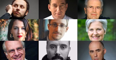 Event Mix: Edward Snowden, Abby Martin, Glenn Greenwald, Richard Wolff, Jill Stein & Leading Experts
