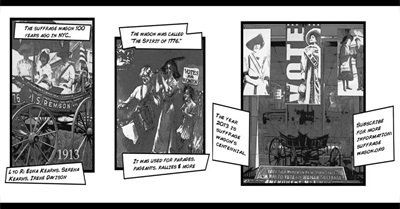 Suffrage Centennial of Campaign Wagon, 1913-2013