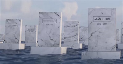 Floating Cemetery is a Memorial for Drowned Syrian Refugees