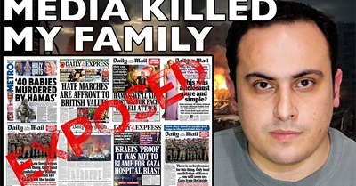 Palestinian Destroys Gaza Media Coverage